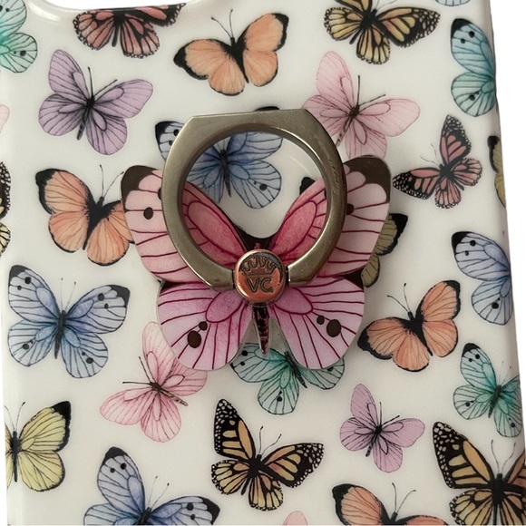 Velvet Caviar ‘Give Me Butterflies’ IPhone 12 Pro Max Case Butterfly Phone Ring - Picture 4 of 8